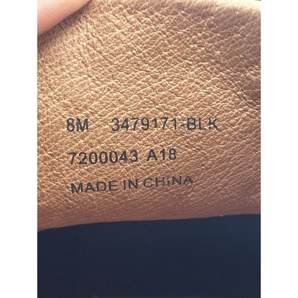 Frye Ivy Mule 3479171-BLK Women US 8M Black Leather Slip On Slide Mules Shoes - Picture 11 of 12